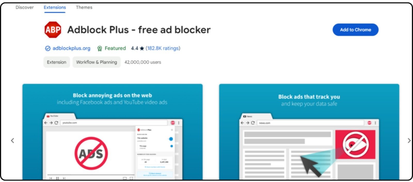 AdBlock Extensions for Chrome