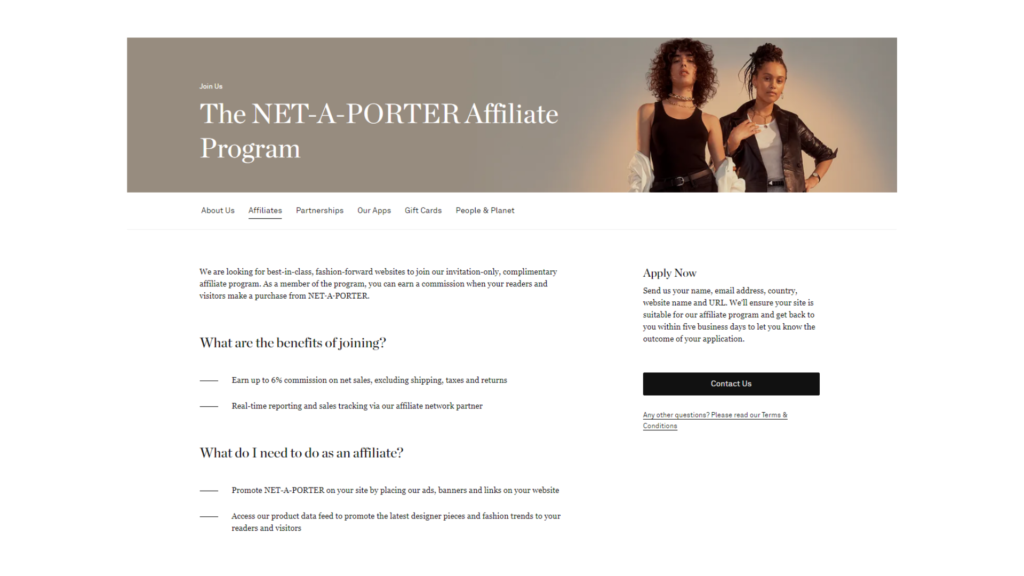 fashion affiliate programs